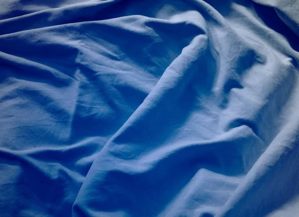 Гладкий Синій Шовк Фон — стокове фото