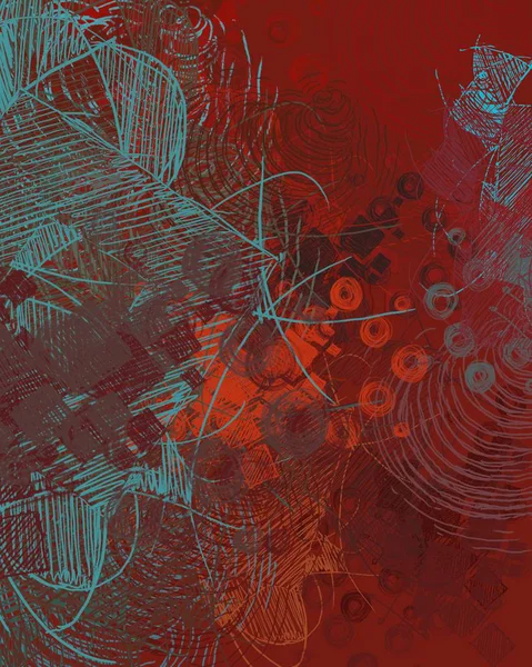 Farklı renk kalıplarına sahip soyut grunge arkaplanı 