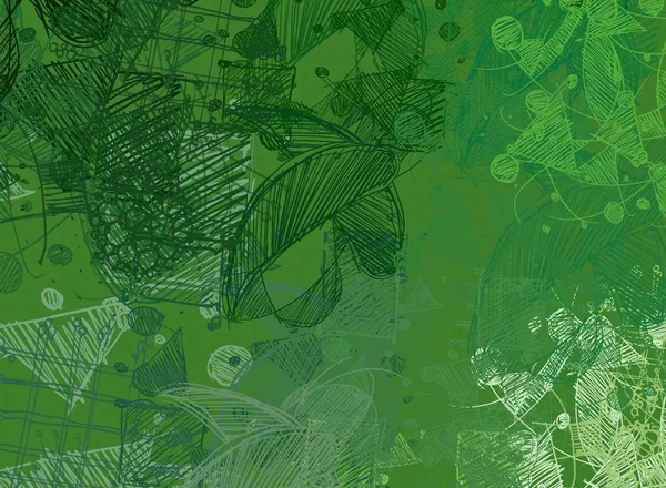 Yeşil yapraklı soyut arkaplan