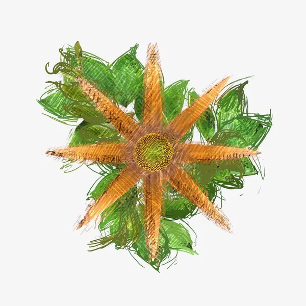 Beyaz arkaplanda izole edilmiş noel ağacı