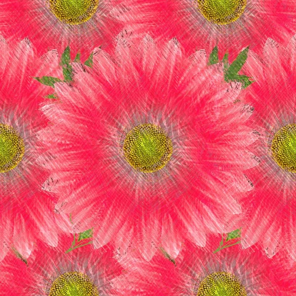 Seamless Pattern Flowers Background — Stock Photo, Image