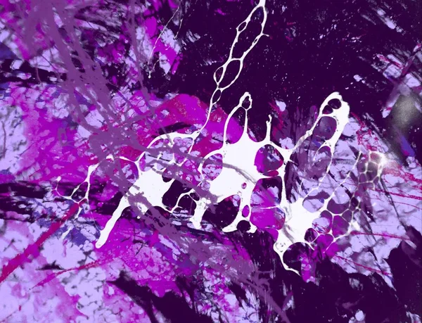 Arkaplanda soyut renkli lekeler