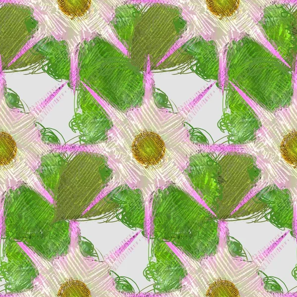 Arka planda çiçekler olan kusursuz desen