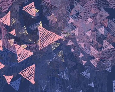 eski şehrin soyut illüstrasyonu