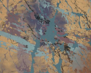 Arkaplanda soyut renkli lekeler