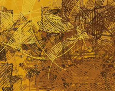 Farklı renk kalıplarına sahip soyut grunge arkaplanı 