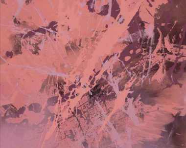 Metin için yeri olan boya lekeleriyle soyut arkaplan