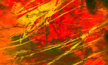 Metin için yeri olan boya lekeleriyle soyut arkaplan