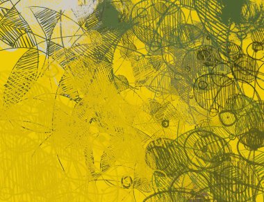 sarı yaprakları ile grunge arka plan