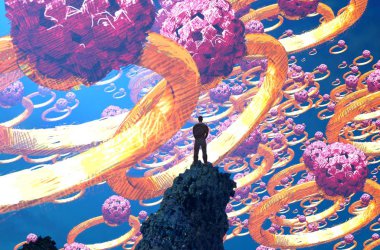 Çiçekli Noel ağacı