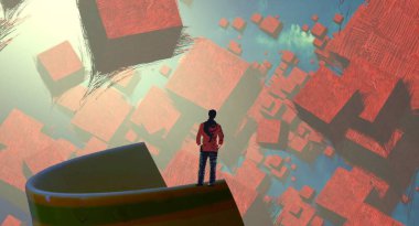 bir kitap ile noel ağacı