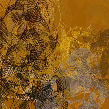 altın yaprakları ile grunge arka plan