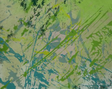 Metin için yeri olan boya lekeleriyle soyut arkaplan