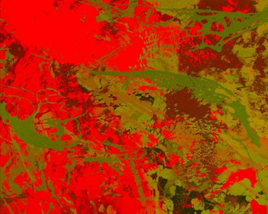 Arkaplanda soyut renkli lekeler