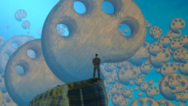 mavi ve beyaz arkaplan