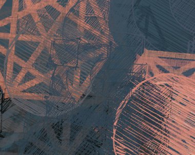 Farklı renk kalıplarına sahip soyut grunge arkaplanı 