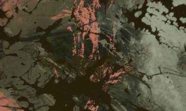 Metin için yeri olan boya lekeleriyle soyut arkaplan 