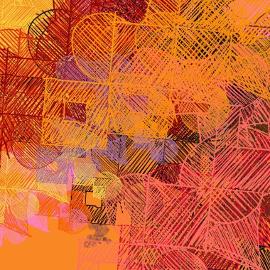 Yapraklı kusursuz desen