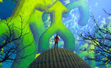 Parktaki Güzel Kadın