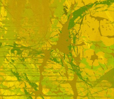 Metin için yeri olan boya lekeleriyle soyut arkaplan