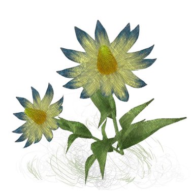 çiçekler ile suluboya çiçek