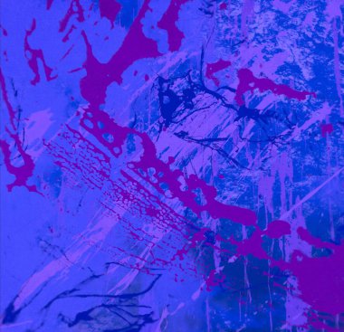 Metin için yeri olan boya lekeleriyle soyut arkaplan