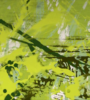 Metin için yeri olan boya lekeleriyle soyut arkaplan