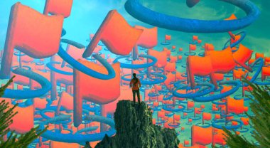 vektör çizim bir çocuk