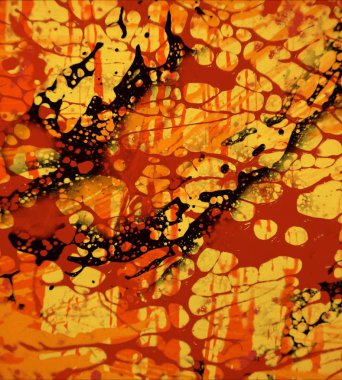 metin için alan ile arka planda soyut renkli lekeler