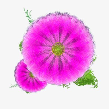 kopya alanı ile arka plan için sanatsal renkli illüstrasyon