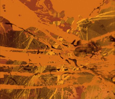 Metin için yeri olan boya lekeleriyle soyut arkaplan