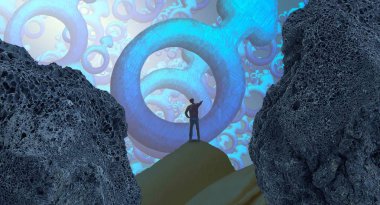 metin için alanı olan soyut kavramsal yaratıcı arkaplan 