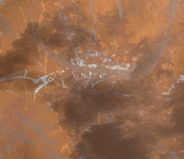 metin için alan ile arka planda soyut renkli lekeler