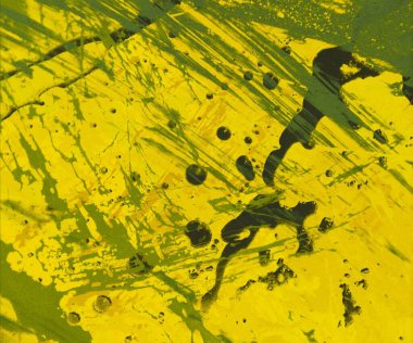 Metin için yeri olan boya lekeleriyle soyut arkaplan