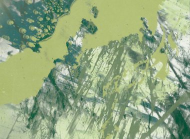 Metin için yeri olan boya lekeleriyle soyut arkaplan 