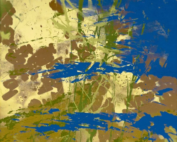 絵具の汚れのある抽象的な背景 — ストック写真
