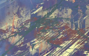 Arkaplanda soyut renkli lekeler