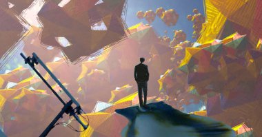 sonbahar ve sarı arka plan