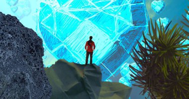 Soyut sanat dokusu. Renkli doku. Modern sanat eserleri. Renkli görüntü. Modern sanat. Çağdaş sanat.