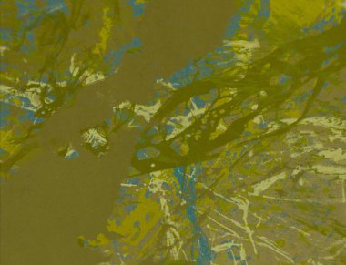 Metin için yeri olan boya lekeleriyle soyut arkaplan 