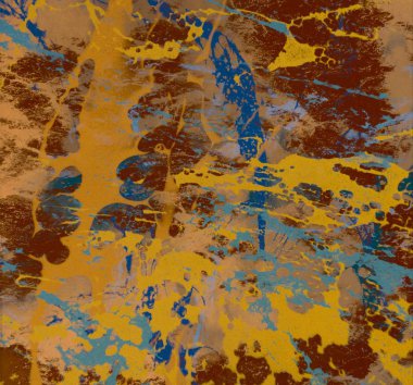 Metin için yeri olan boya lekeleriyle soyut arkaplan