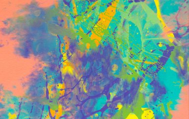 Boya lekeleriyle soyut arkaplan