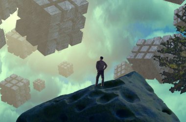 Sahilde gün batımı