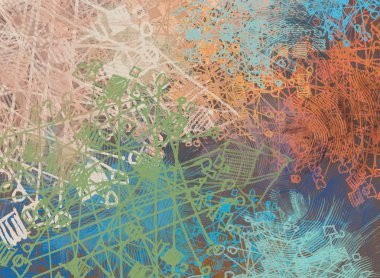 Metnin için alanı olan grunge arkaplanı