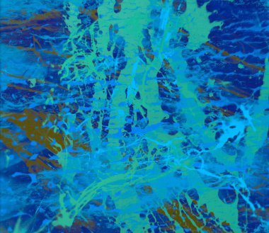 Metin için yeri olan boya lekeleriyle soyut arkaplan  