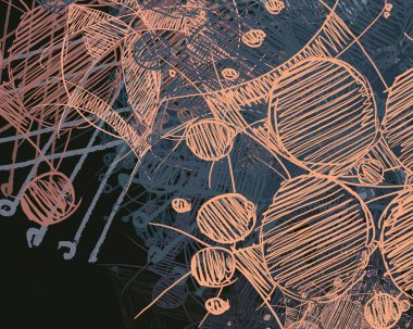 Yapraklı kusursuz desen