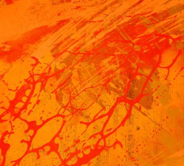 Arkaplanda soyut renkli lekeler