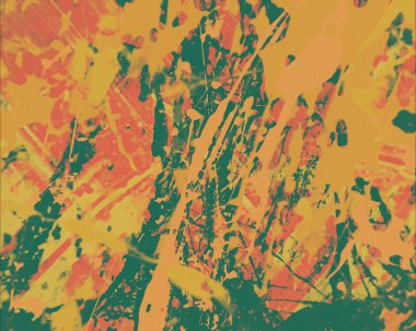 Metin için yeri olan boya lekeleriyle soyut arkaplan      