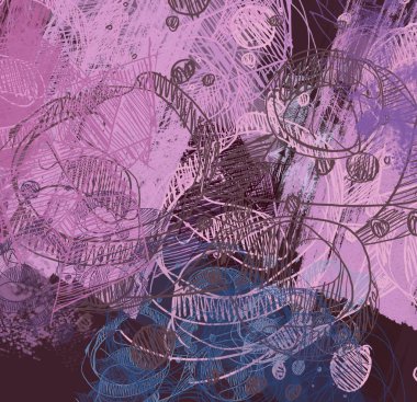 Çiçeklerle soyut arkaplan