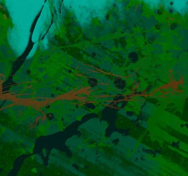 metin için alan ile arka planda soyut renkli lekeler  